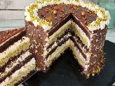 Kunafa Cake